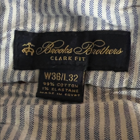 Brooks Brothers Color Block Pants. Navy, Green, Burgundy and Yellow - Picture 2 of 9